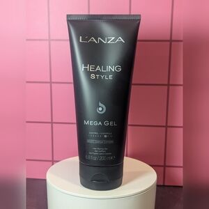 L'anza Healing Style Mega Gel Level 8 Hair Styling Gel Full Size VGC 99% Full